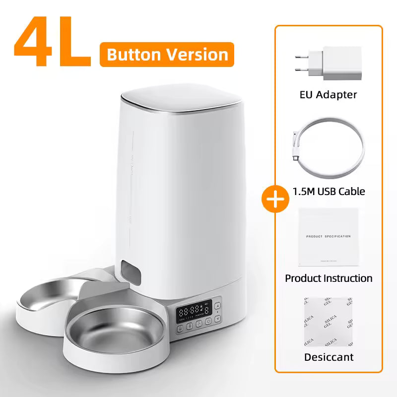 Automatic Cat Feeder Pet Smart Wifi Cat Food Kibble Dispenser Remote Control Auto Feeder for Cat Dog Dry Food Accessories