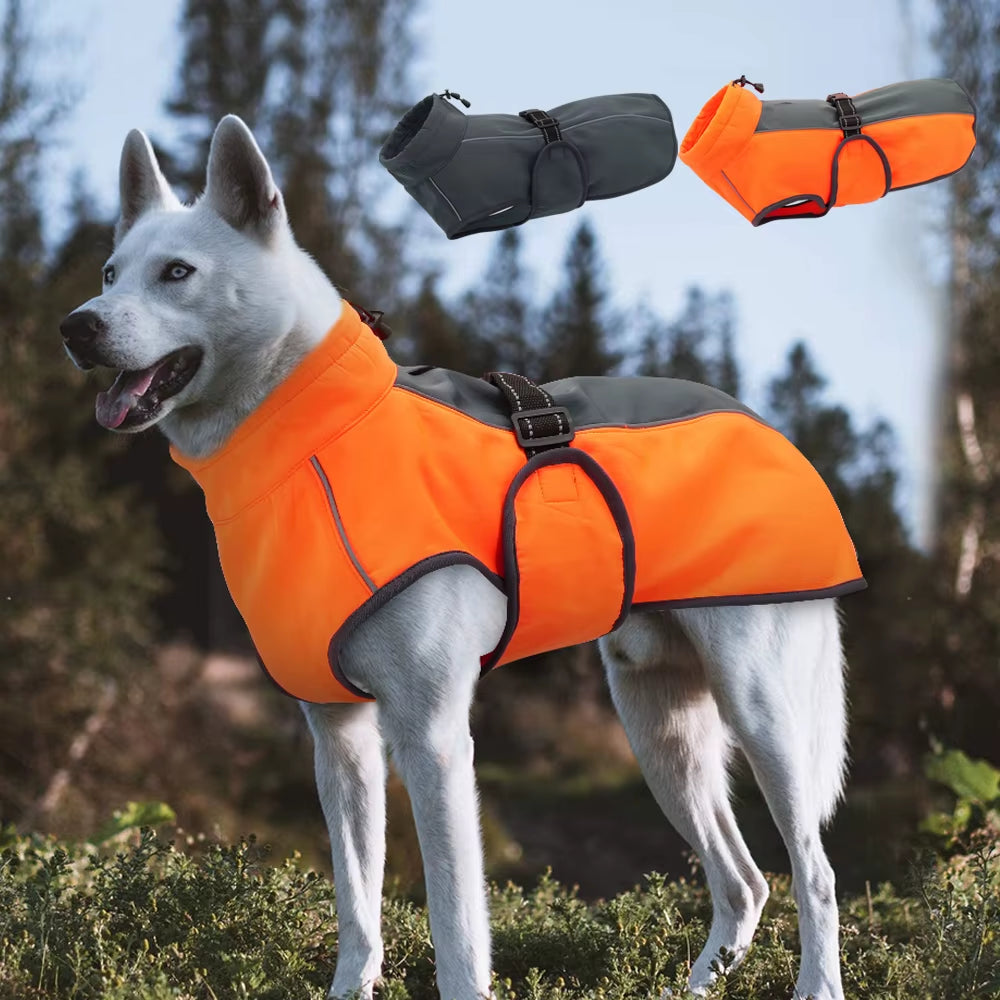 Warm Big Dog Clothes Waterproof Pet Large Dog Jacket Coat Winter Dogs Pets Clothing for French Bulldog Puppy Ropa Perro M-3XL